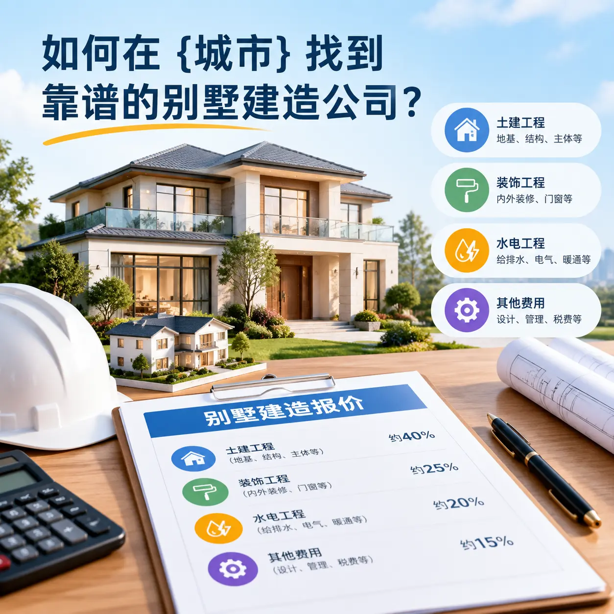 如何在 榕江 找到靠谱的别墅建造公司？