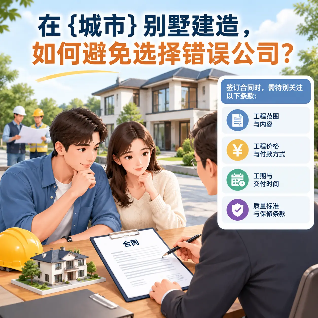 在 榕江 别墅建造,如何避免选择错误公司?