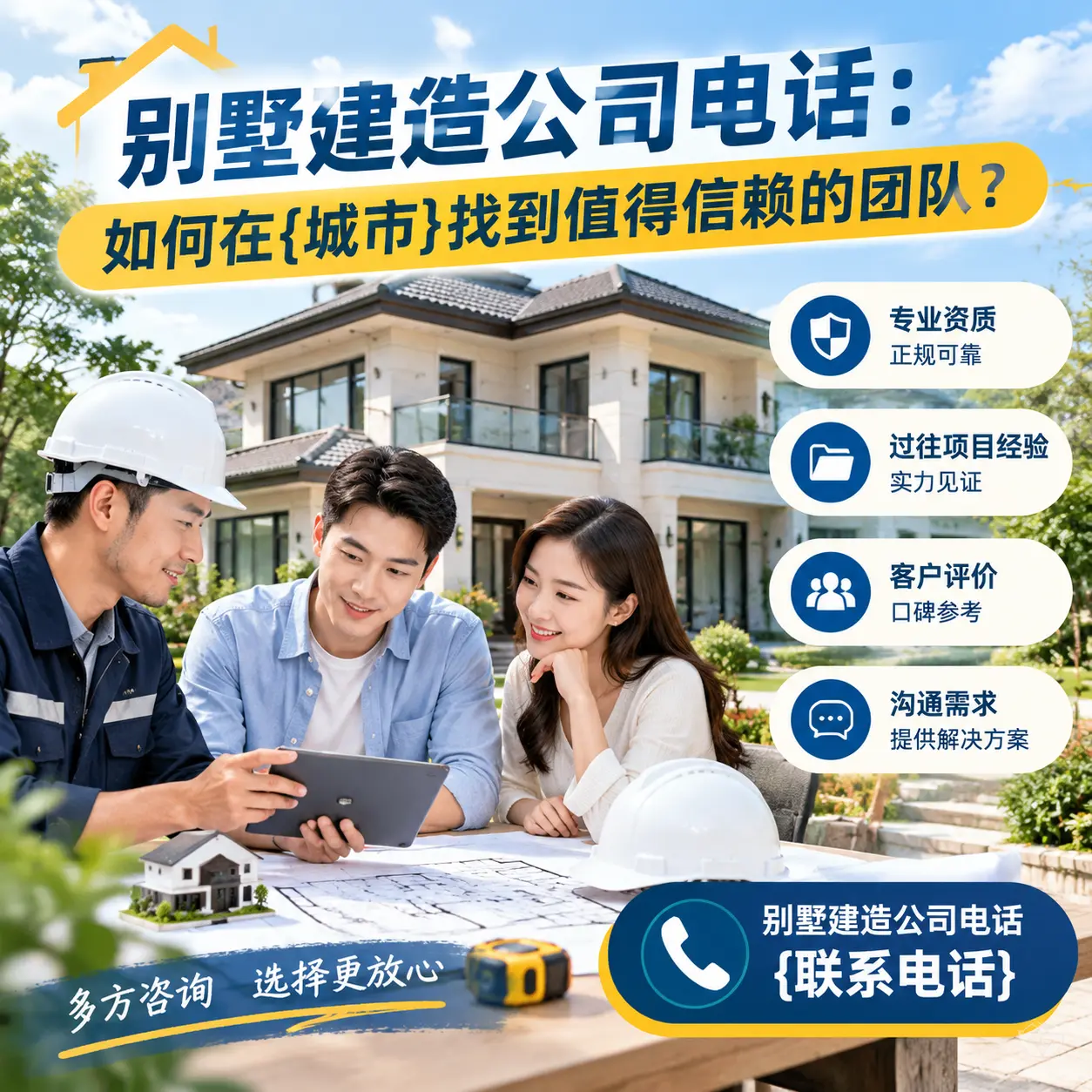 别墅建造公司电话：如何在榕江找到值得信赖的团队？