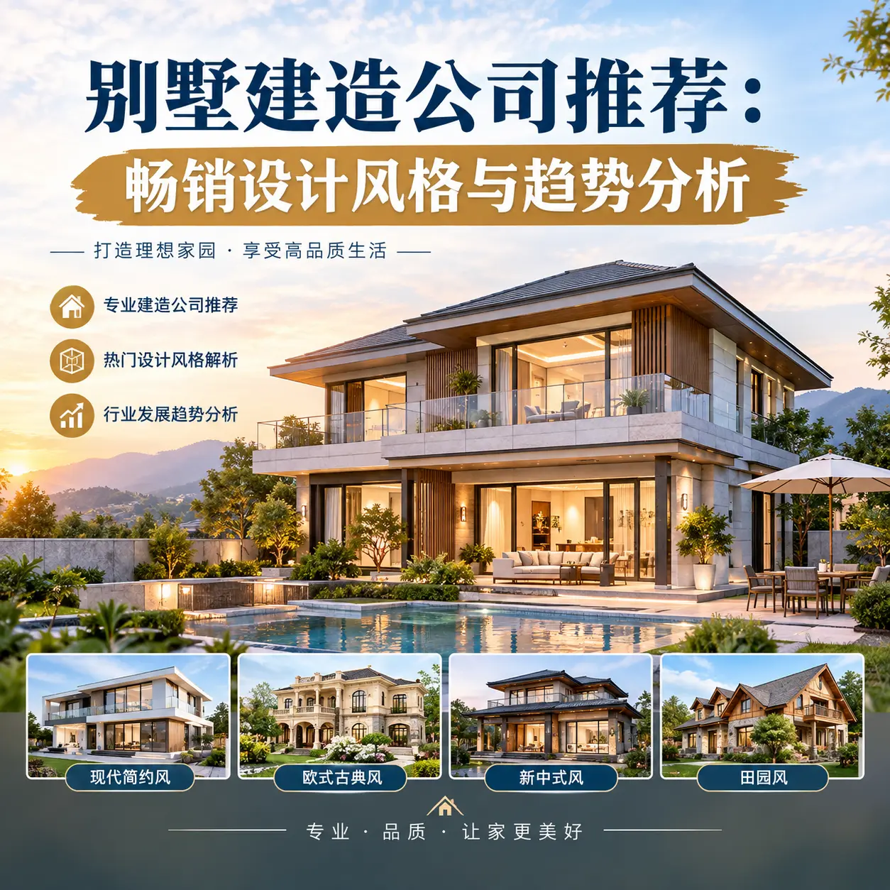 别墅建造公司推荐: 榕江 畅销设计风格与趋势分析