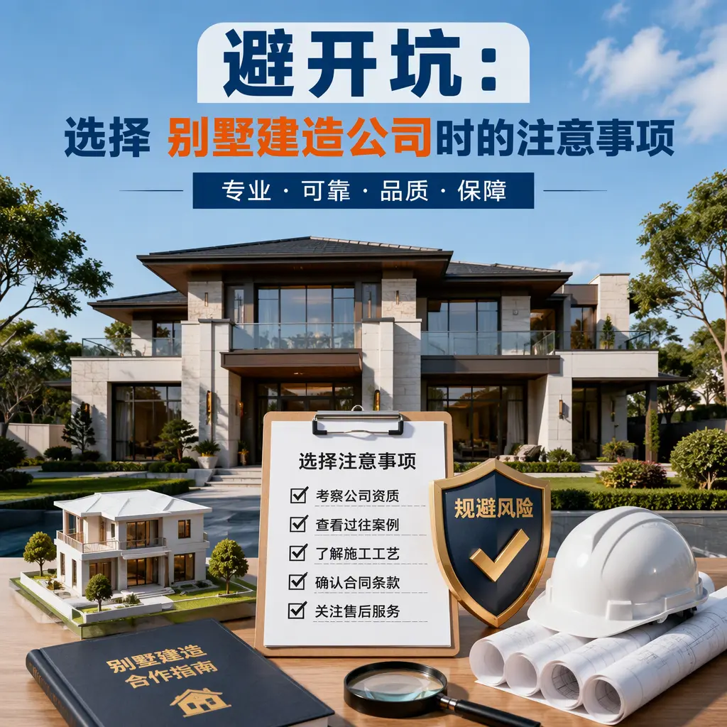 避开坑:选择 榕江 别墅建造公司时的注意事项