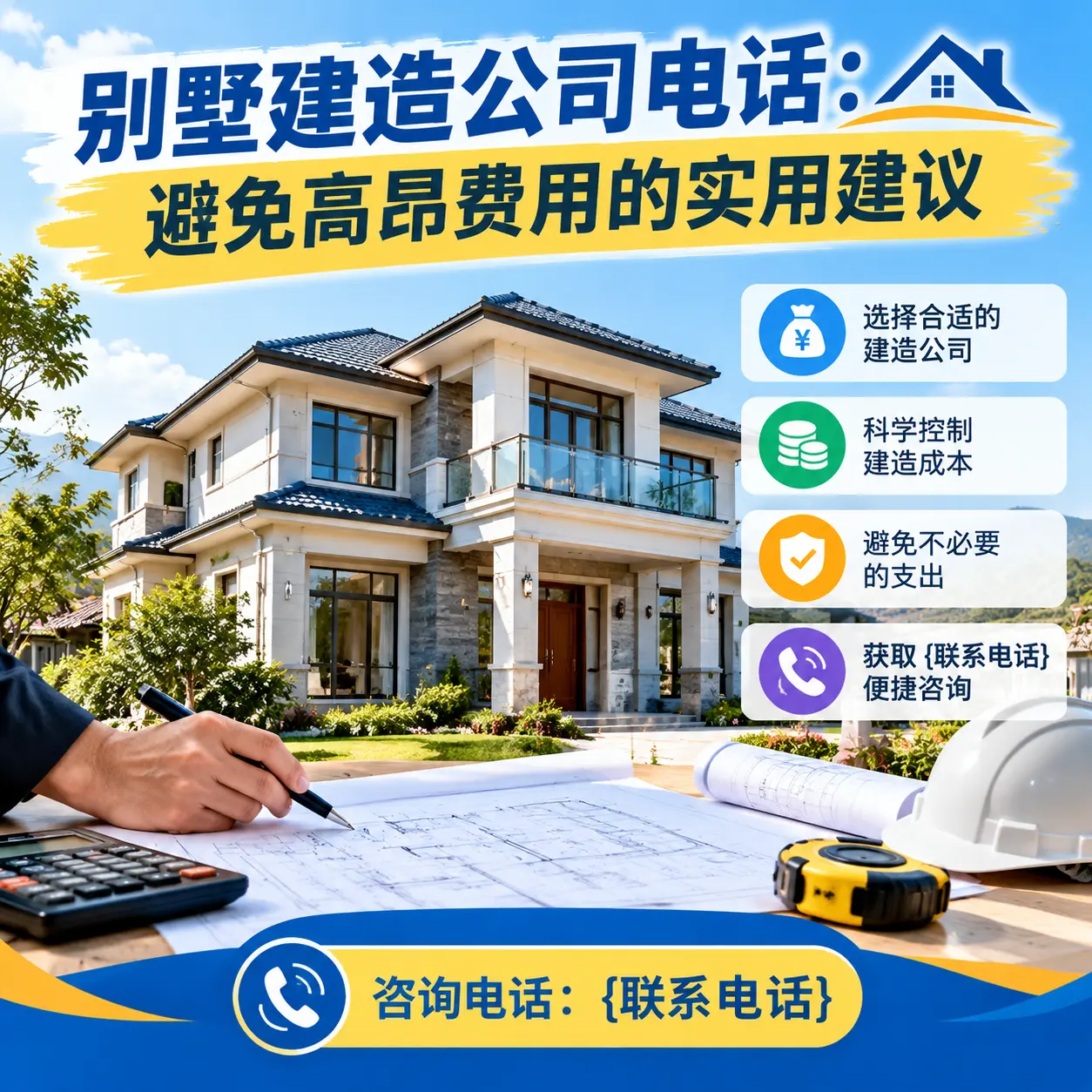 榕江别墅建造公司电话:避免高昂费用的实用建议