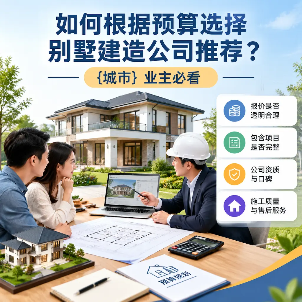 如何根据预算选择别墅建造公司推荐? 榕江 业主必看