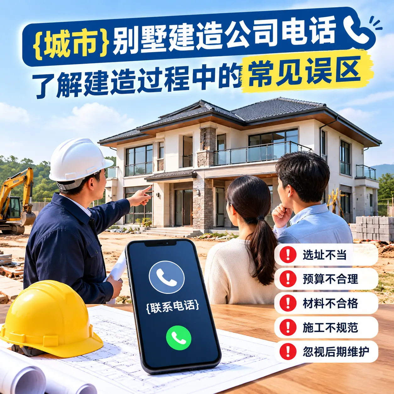 榕江别墅建造公司电话，了解建造过程中的常见误区