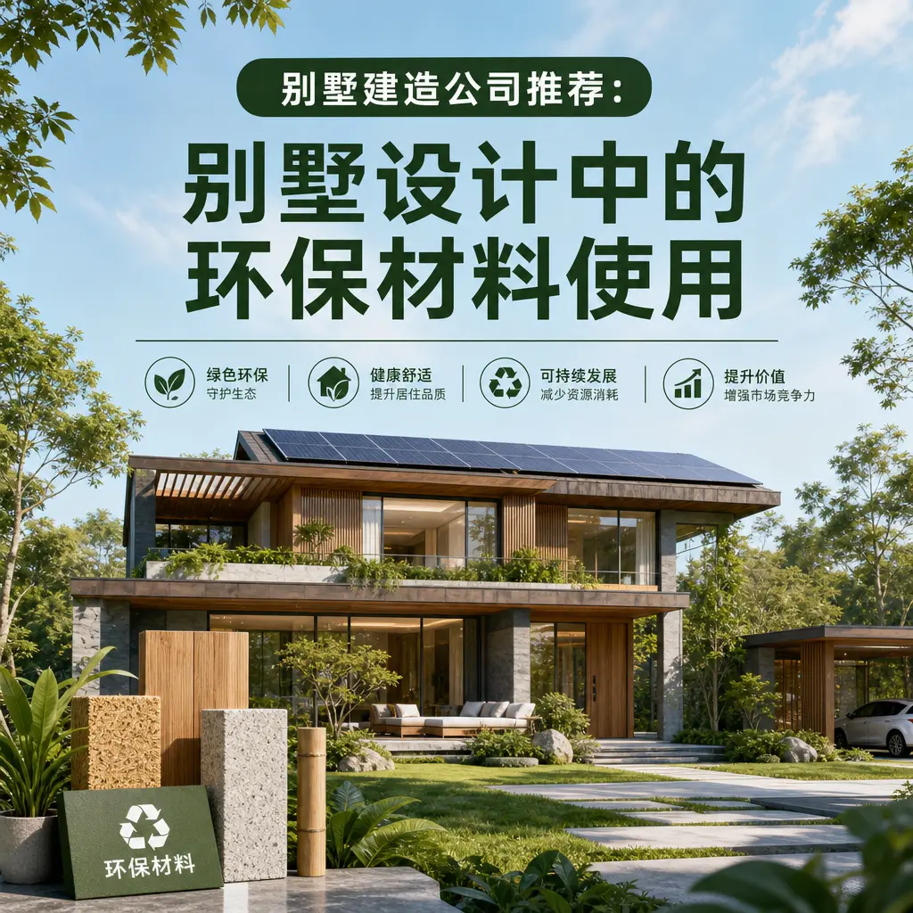 别墅建造公司推荐: 榕江 别墅设计中的环保材料使用