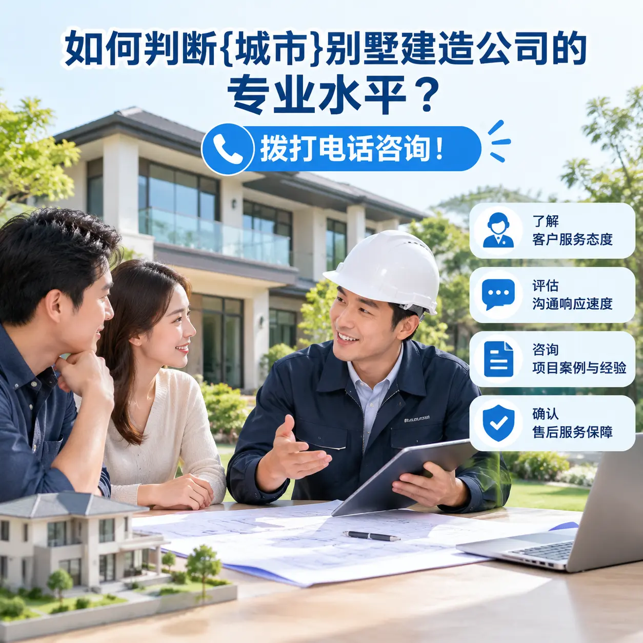 如何判断榕江别墅建造公司的专业水平?拨打电话咨询!